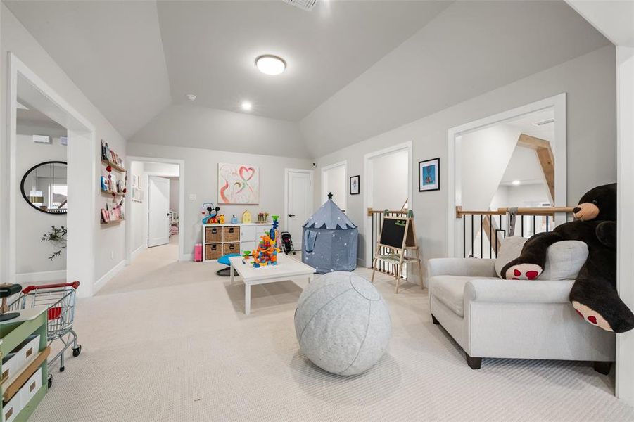 Furnished interior view inside a new home in Star Trail, Prosper (Image 6).