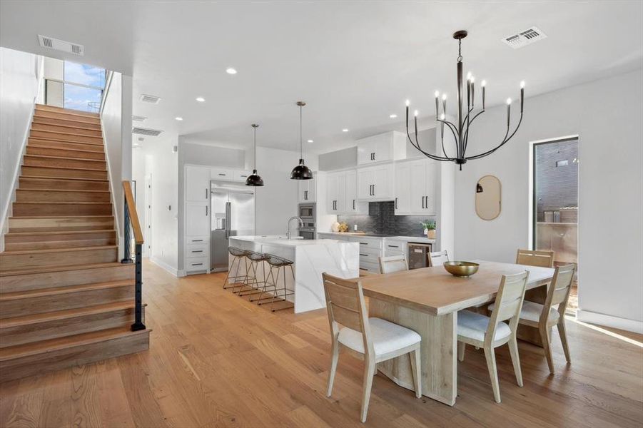 Furnished interior view inside a new home in , Graford (Image 19).