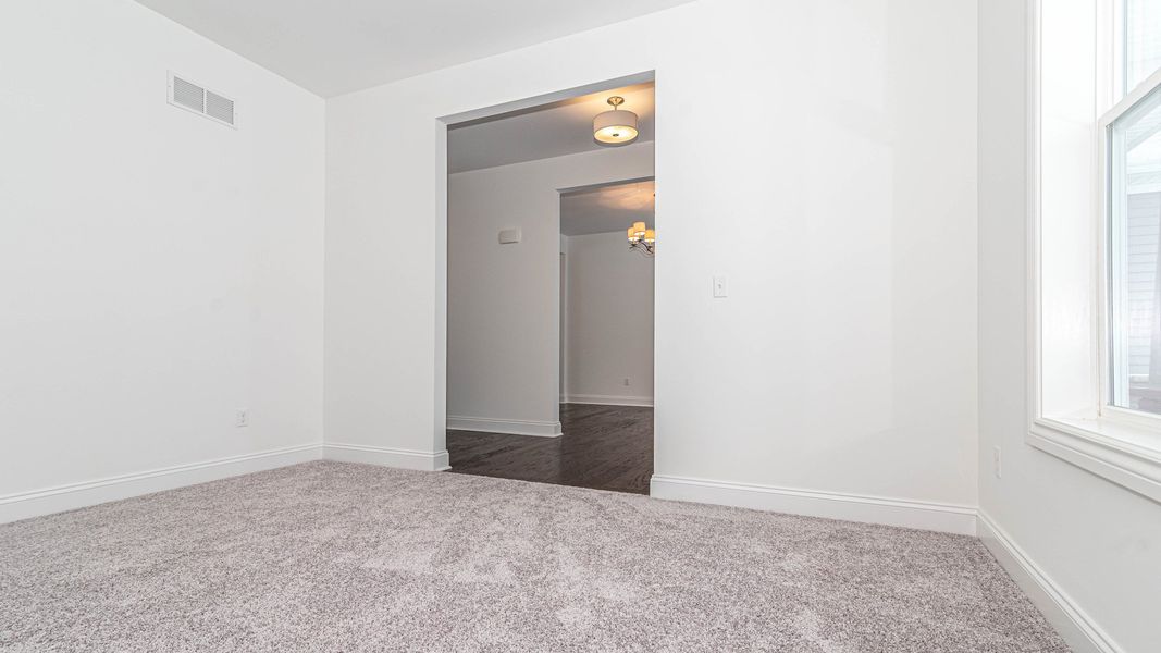 Representative unfurnished interior of a home built from the The Briarhaven III Side Entry by Norfolk Homes in Fosdick Glen of Saline, Saline (Image 36).
