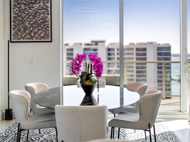 View of Sarasota Bay from Dining Room