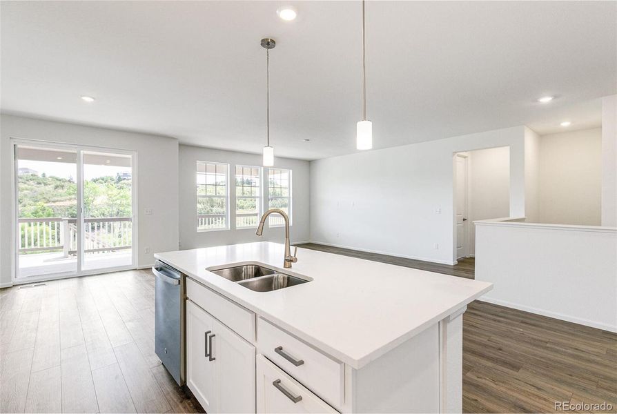 Furnished interior view inside a new home in Terrain Oak Valley, Castle Rock (Image 10).