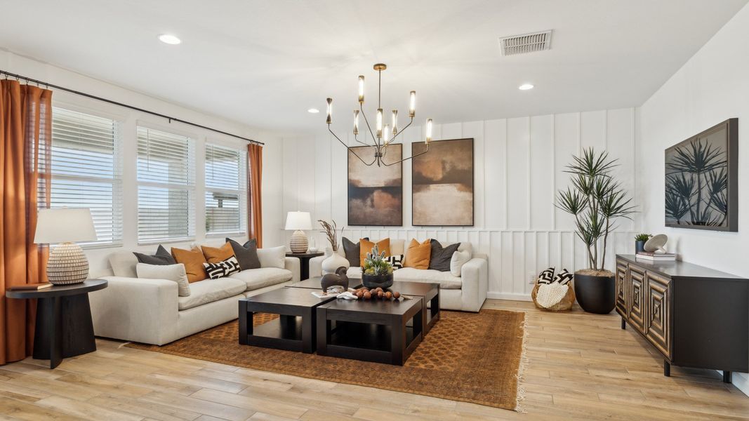 Representative furnished interior of a home built from the Courtland by D.R. Horton in Quail Ranch, San Tan Valley (Image 15).