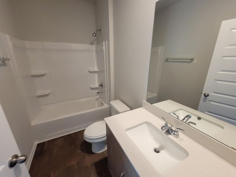 Furnished interior view inside a new home in Cloverleaf, Austin (Image 7).