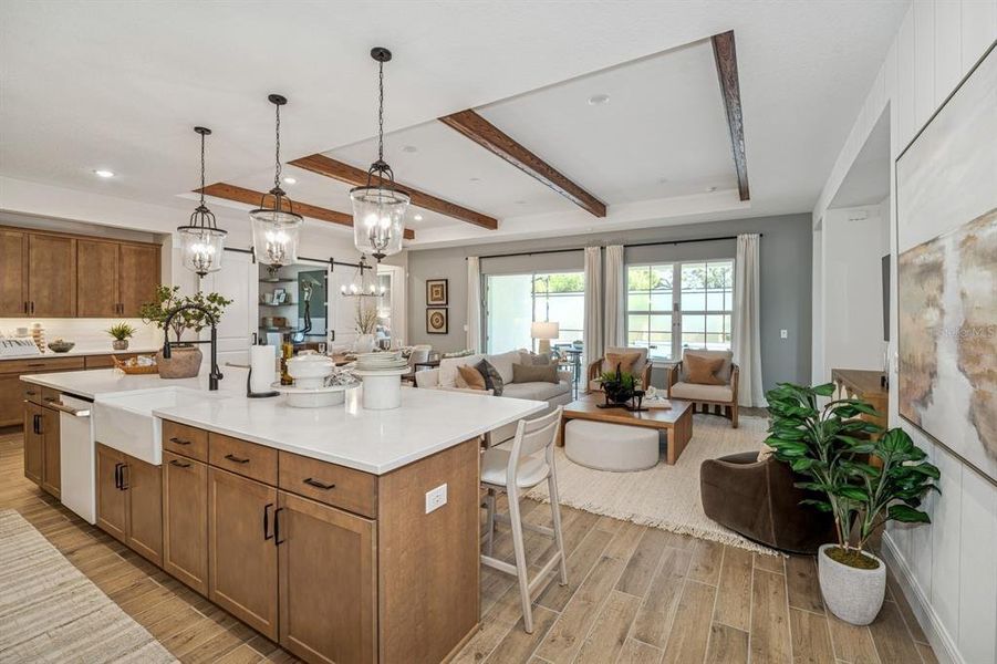 Furnished interior view inside a new home in Eden Preserve, Altamonte Springs (Image 11).