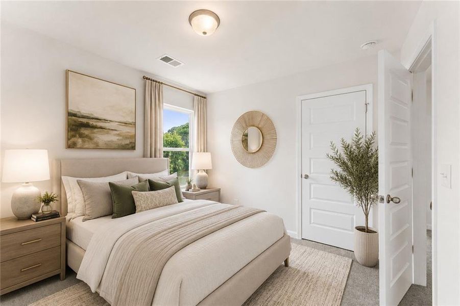 Furnished interior view inside a new home in Oakhill Estates, Adairsville (Image 10).