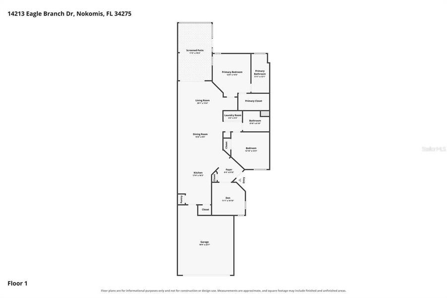 2D floor plan layout of this home in , Nokomis, FL (Image 5). 2D floor plan layout of this home in , Nokomis, FL (Image 5).