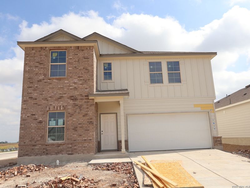 In-progress construction of a new home in Meadows at Clear Springs, New Braunfels, TX (Image 30).