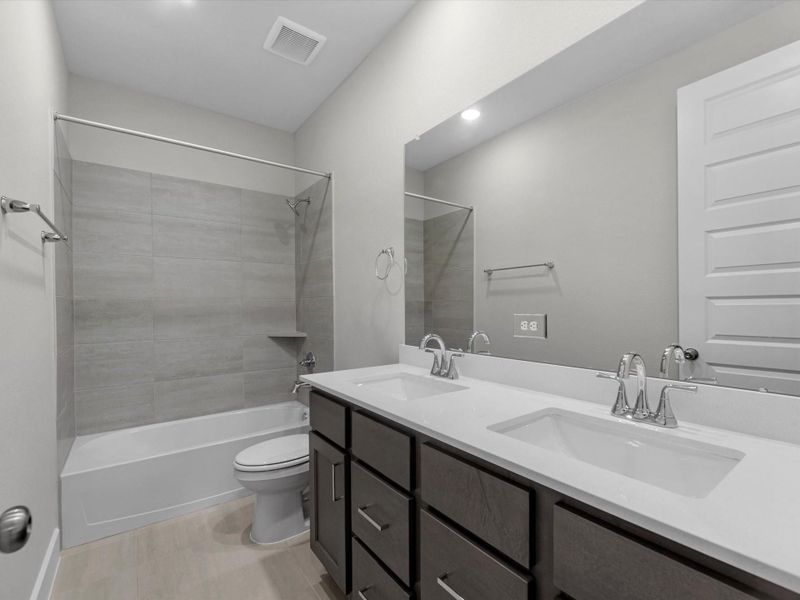 Furnished interior view inside a new home in Pecan Ridge, Fulshear (Image 8).