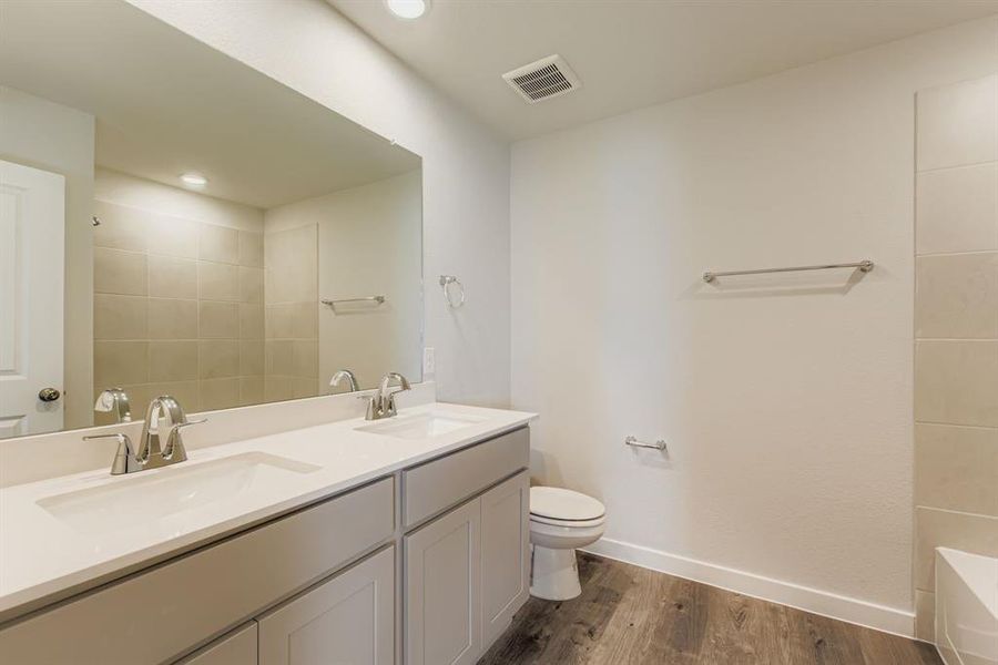Furnished interior view inside a new home in Summerwood Estates, Red Oak (Image 12).