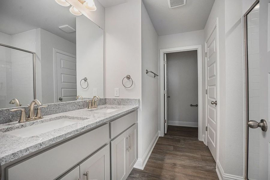 Furnished interior view inside a new home in Kiber Reserve, Angleton (Image 7).