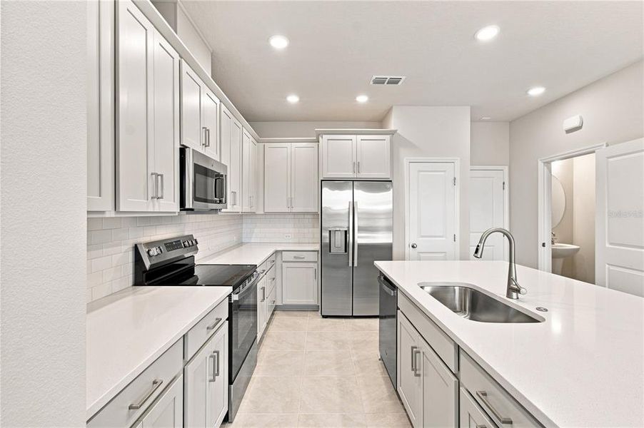 Furnished interior view inside a new home in , St. Cloud (Image 6).