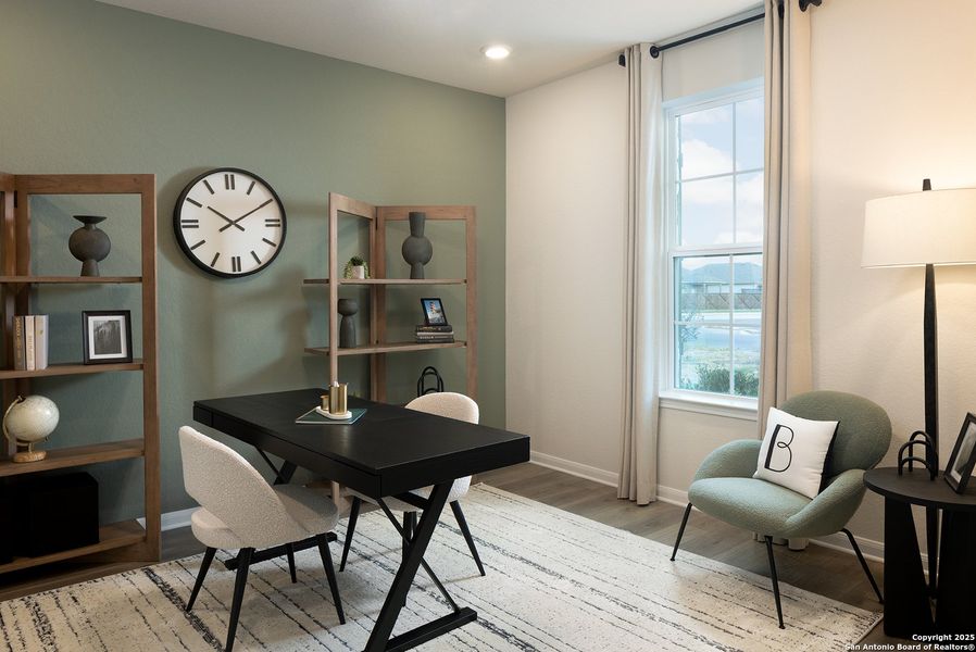 Furnished interior view inside a new home in Venado Crossing, Cibolo (Image 8). Furnished interior view inside a new home in Venado Crossing, Cibolo (Image 8).