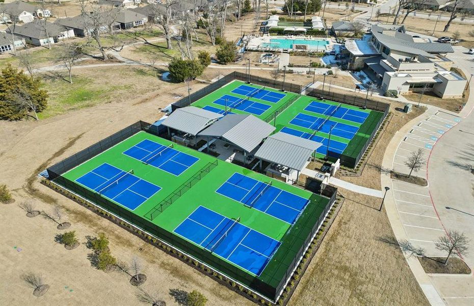Community over view of amenity center