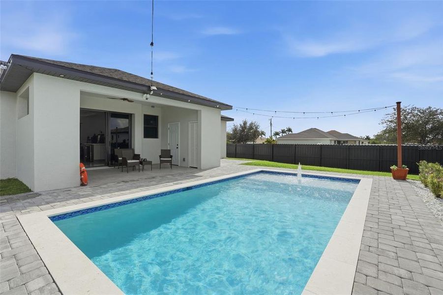 Exterior details and patio area of a home in , Cape Coral (Image 32).