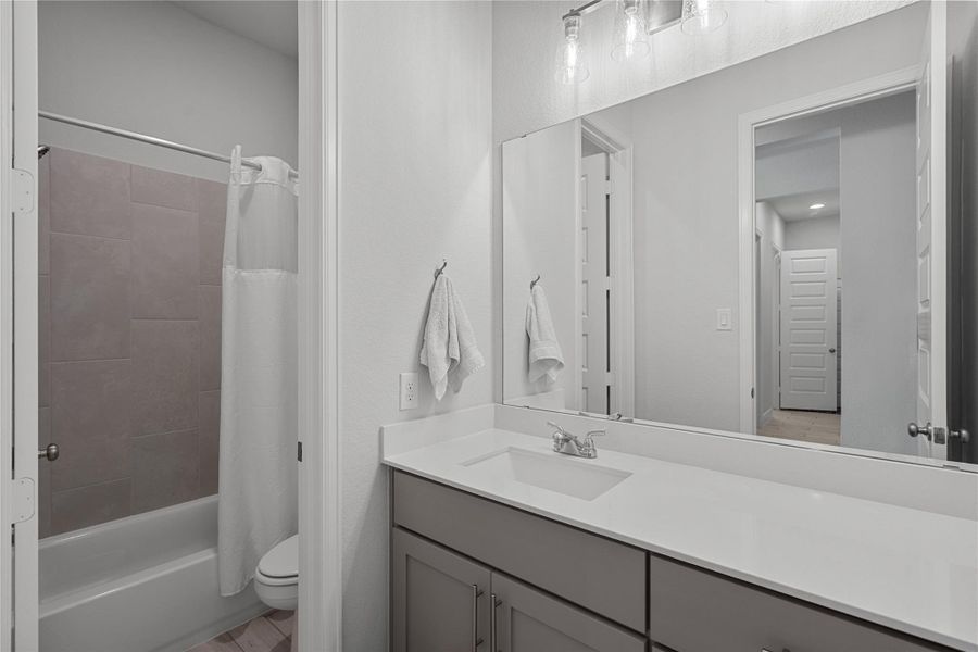Furnished interior view inside a new home in Riceland, Mont Belvieu (Image 23).