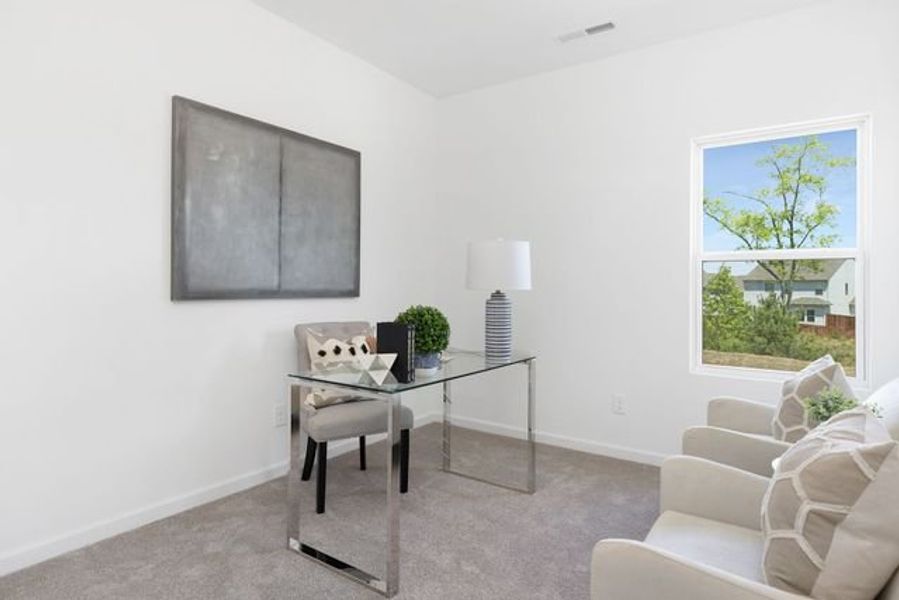 Representative furnished interior of a home built from the Ryker by True Homes in Autumn Ridge, High Shoals (Image 23).