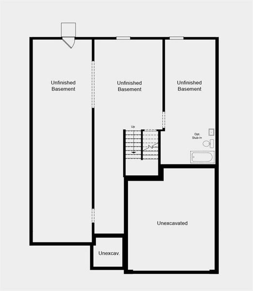 2D floor plan layout of this home in Bailey Fence, Dacula, GA (Image 4).