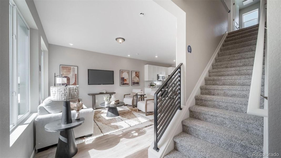 Furnished interior view inside a new home in , Bennett (Image 7).