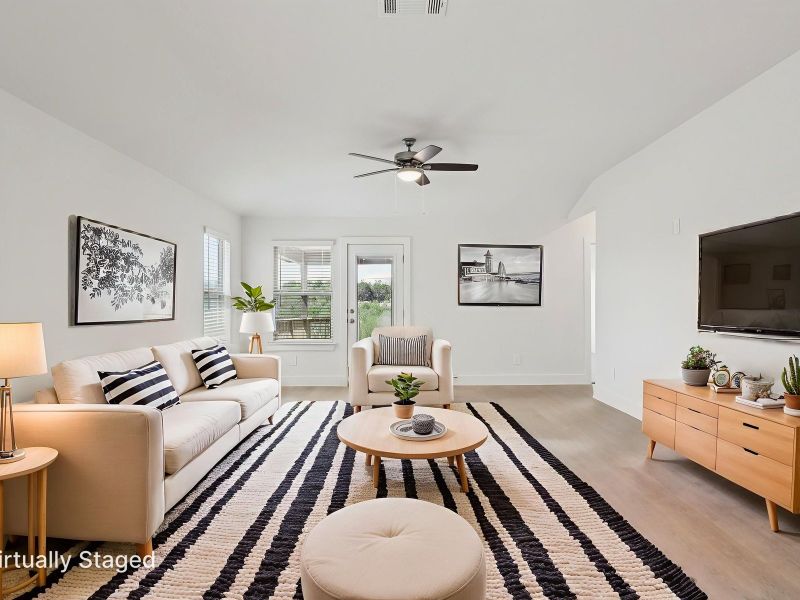 Furnished interior view inside a new home in Stetson Ridge, Marion (Image 4).