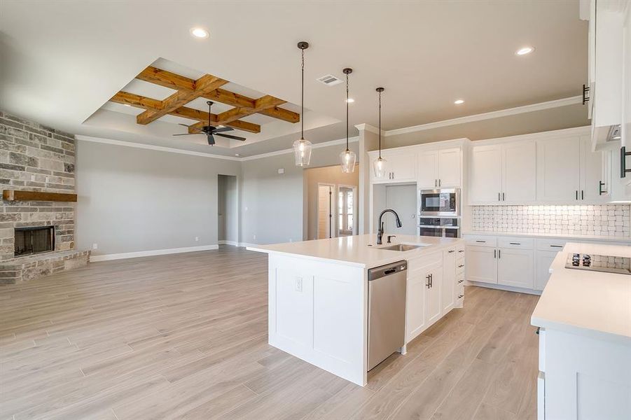Furnished interior view inside a new home in , Weatherford (Image 5).
