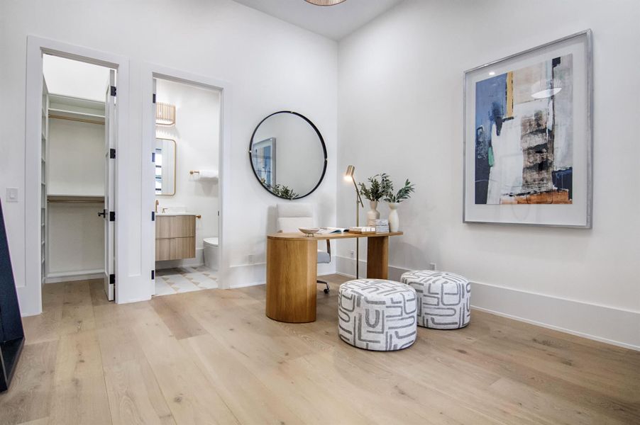 Furnished interior view inside a new home in , Wellington (Image 52).