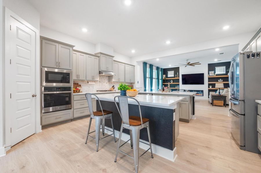 Furnished interior view inside a new home in , Leander (Image 3). Furnished interior view inside a new home in , Leander (Image 3).