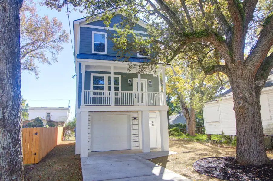 Front exterior of a new home in , North Charleston, SC, highlighting curb appeal (Image 1).