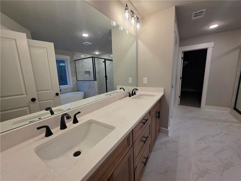 Furnished interior view inside a new home in , Statham (Image 8).