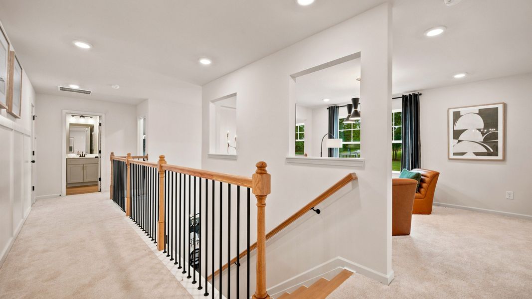 Representative furnished interior of a home built from the Rosemary II by DRB Homes in Everson, Snellville (Image 16).