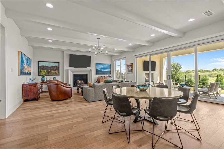 Furnished interior view inside a new home in , Fort Worth (Image 10).
