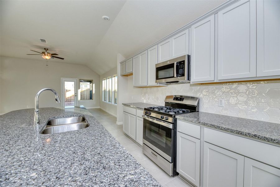 Furnished interior view inside a new home in Aldeana - Paintbrush Collection, Bonney (Image 7).