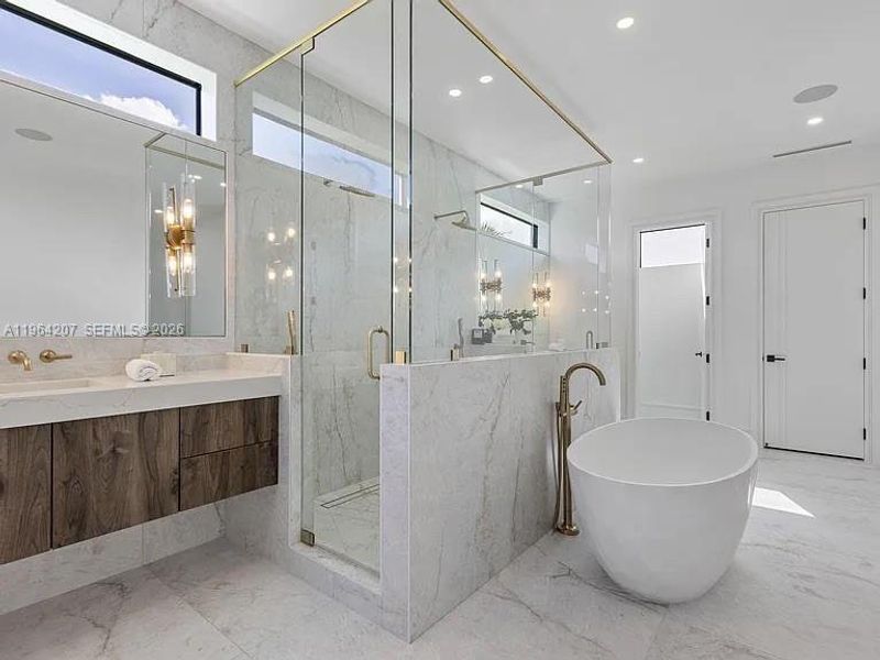 Furnished interior view inside a new home in , West Palm Beach (Image 18).