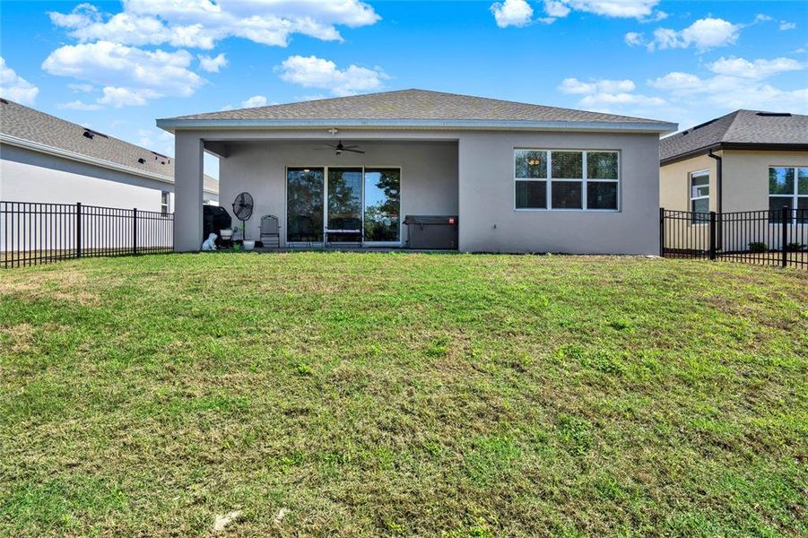 Fenced Back Yard