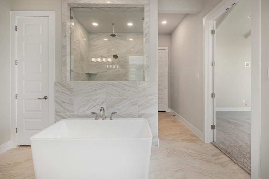 Furnished interior view inside a new home in Santa Rita Ranch, Liberty Hill (Image 11).