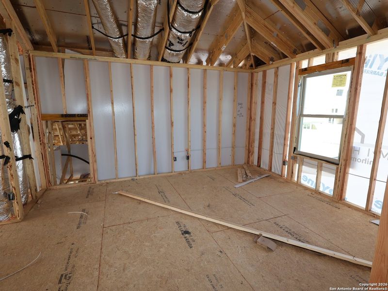 In-progress construction of a new home in Meadows at Clear Springs, New Braunfels, TX (Image 25).