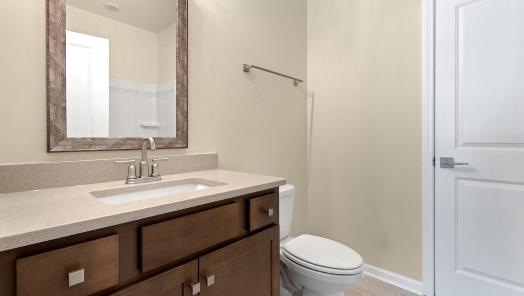 Furnished interior view inside a new home in Campbell Ridge, Piedmont (Image 15). Furnished interior view inside a new home in Campbell Ridge, Piedmont (Image 15).