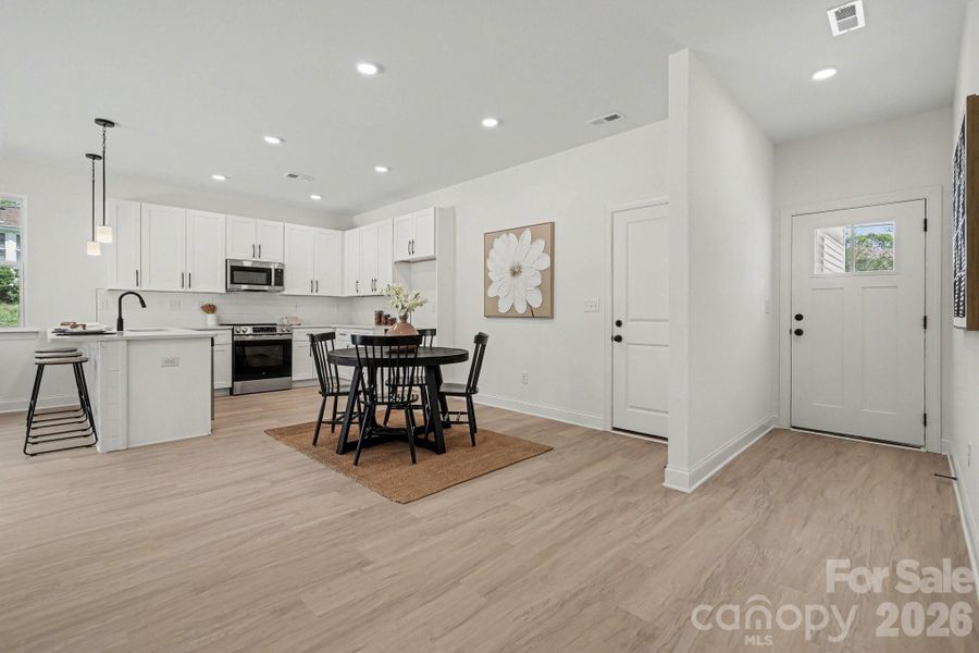 Furnished interior view inside a new home in , Marshville (Image 9).