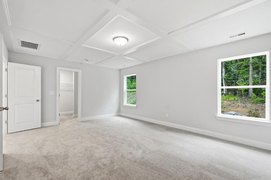 Spacious, unfurnished interior of a new home in Caldwell Forest, Charlotte (Image 24). Spacious, unfurnished interior of a new home in Caldwell Forest, Charlotte (Image 24).