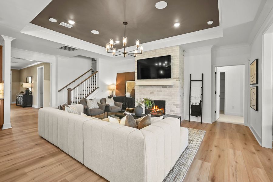Representative furnished interior of a home built from the Prestige by Del Webb in Del Webb Carolina Ridge, Midland (Image 9).