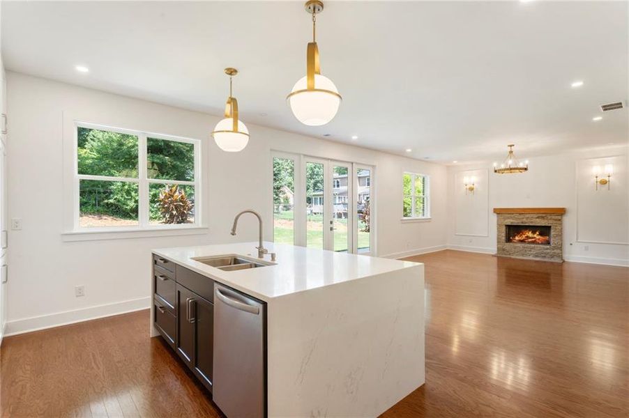 Furnished interior view inside a new home in , Snellville (Image 6).