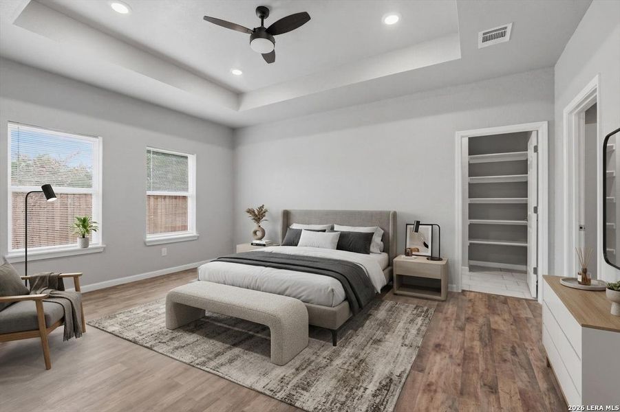 Furnished interior view inside a new home in , San Antonio (Image 15). Furnished interior view inside a new home in , San Antonio (Image 15).