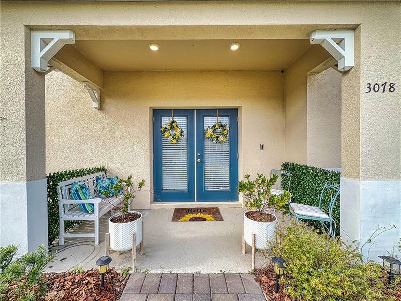 Exterior details and patio area of a home in , New Smyrna Beach (Image 28). Exterior details and patio area of a home in , New Smyrna Beach (Image 28).