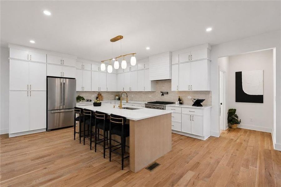 Furnished interior view inside a new home in , Atlanta (Image 13).