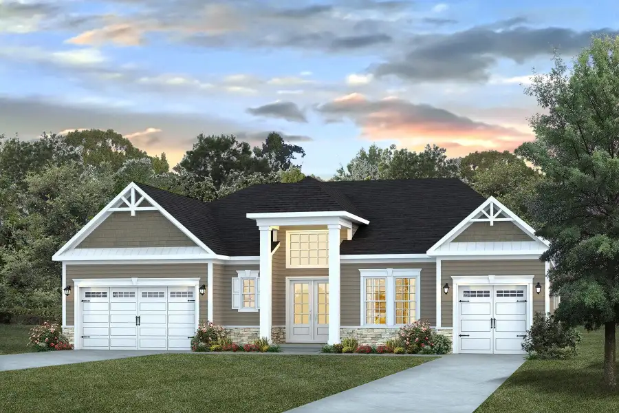 Representative exterior photo of a completed home built from the The Sandcastle by Chesapeake Homes in Coastal Club of the Carolinas, Calabash, NC (Image 21).