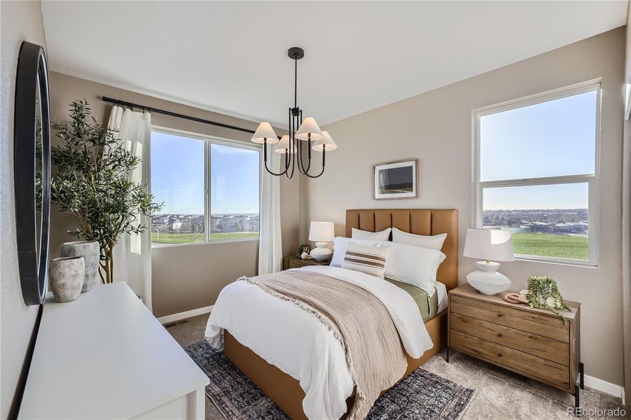Furnished interior view inside a new home in , Arvada (Image 4).