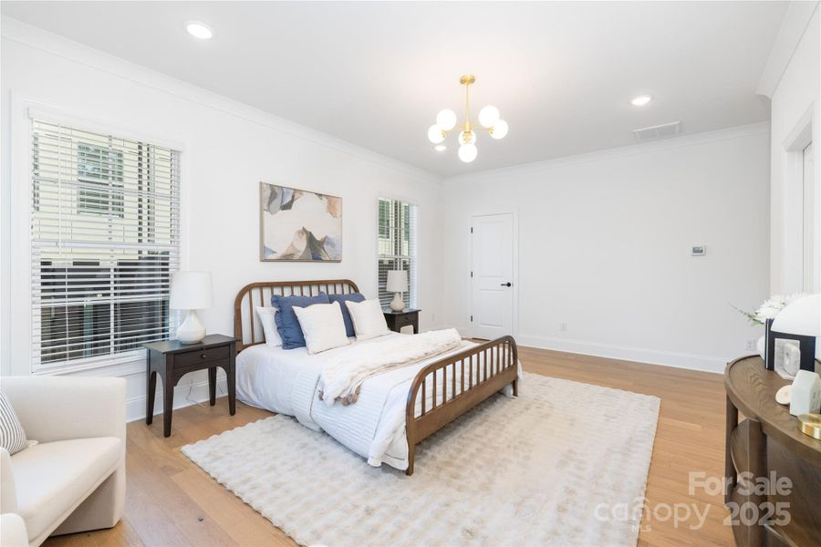 Furnished interior view inside a new home in , Charlotte (Image 12).