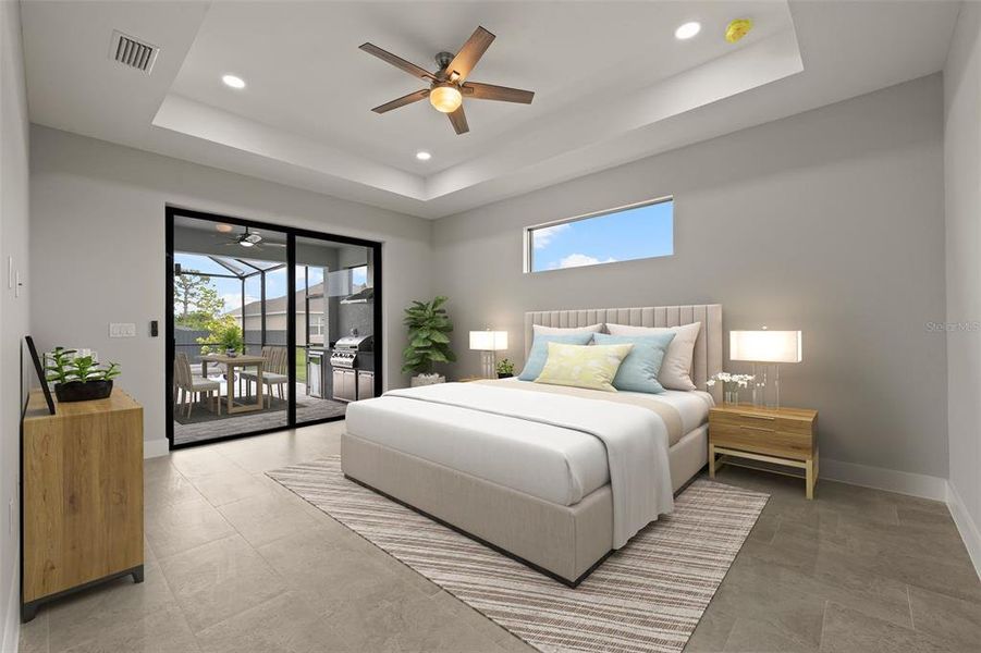 Furnished interior view inside a new home in , Cape Coral (Image 15).