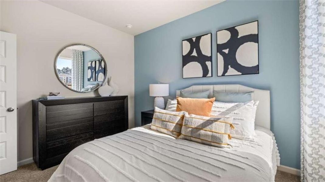 Furnished interior view inside a new home in Poplar Preserve, Newnan (Image 25).