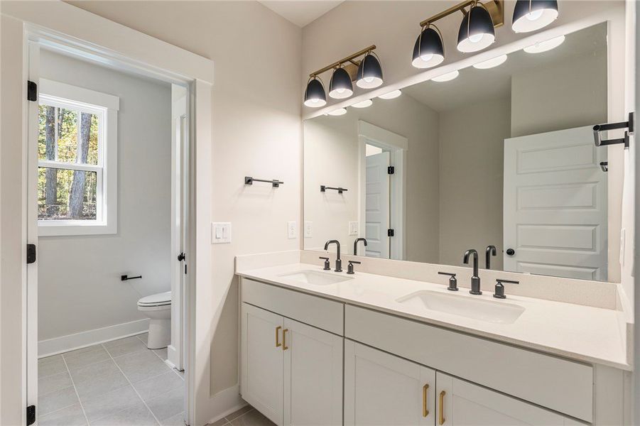 Furnished interior in a model home at Anderson County Homes in Anderson (Image 4).