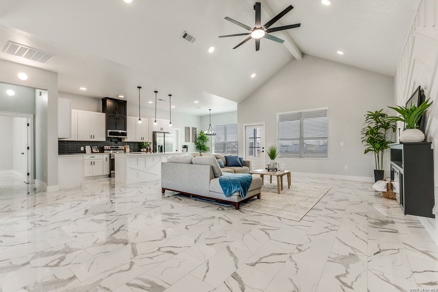 Furnished interior view inside a new home in , Atascosa (Image 7).